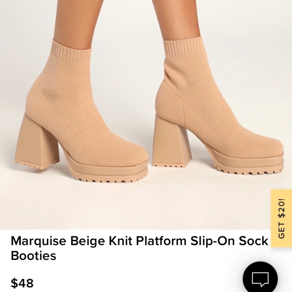 Sock Booties from Lulus